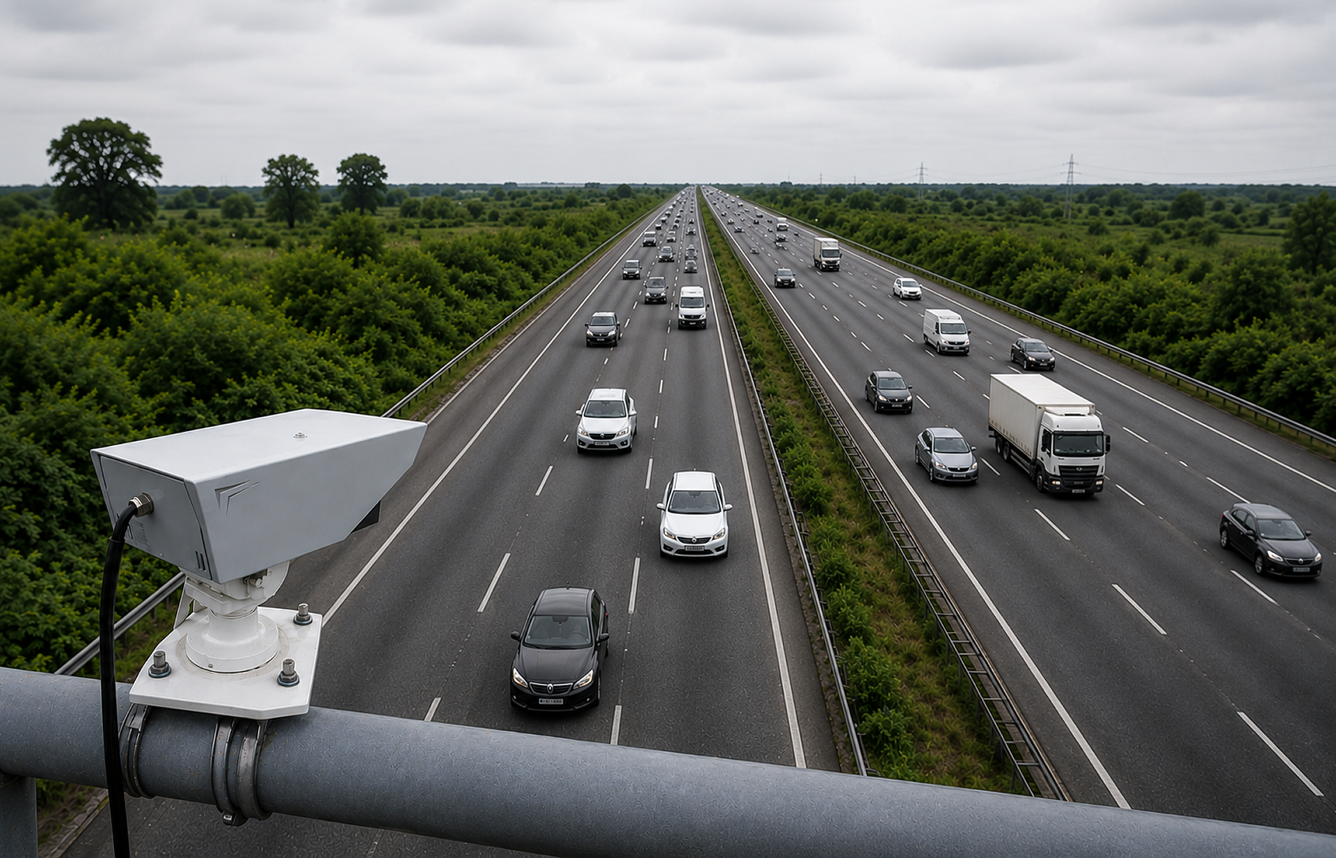 Recon Global Shutter camera covering a highway corridor