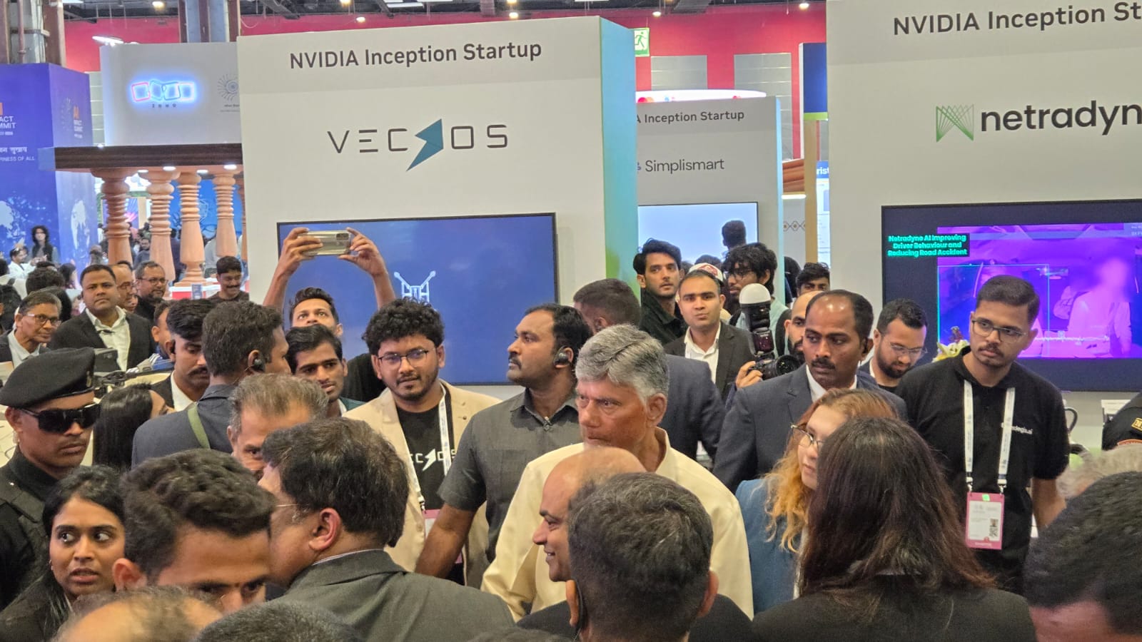 CM Chandrababu Naidu visits Stellarview booth